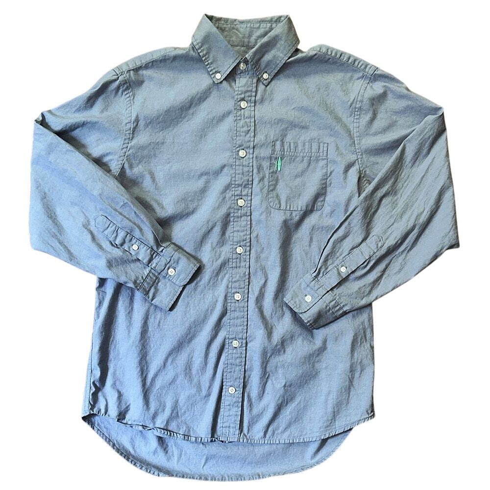 Johnnie-O Light Blue Cotton Long Sleeve Button Down Shirt Men's Large